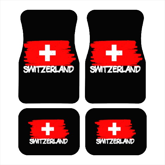 Switzerland Flag Car Mats