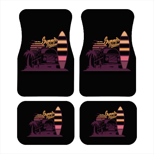 Summer Paradise Car Mats