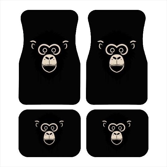 monkey face Car Mats
