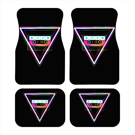 Totally Triangular 80s Cassette Tape Car Mats