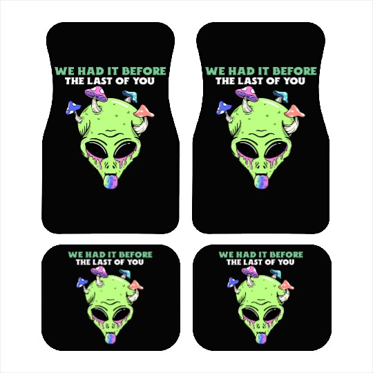 The Last Of Us All Mushroom Infected Green Alien Car Mats