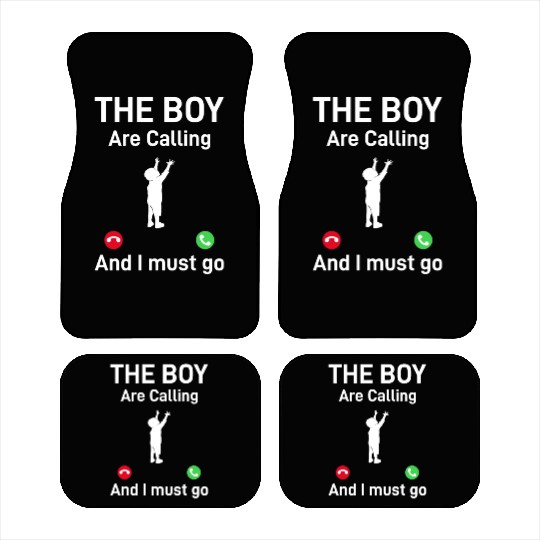 Father's Day Funny Daddy - The Boy Is Calling And Car Mats