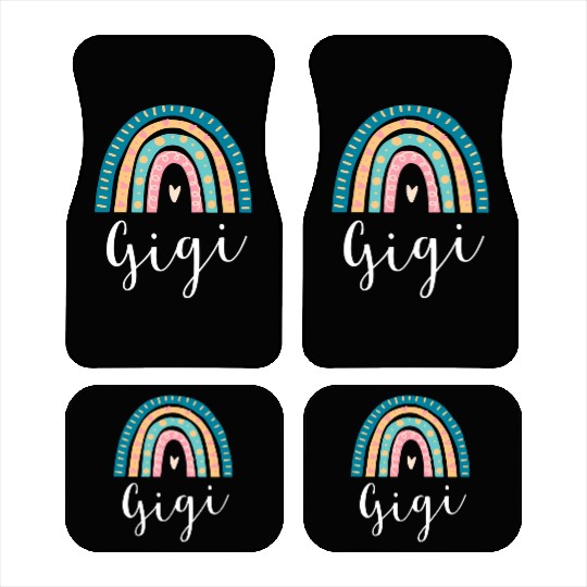 Gigi Rainbow For Grandma Family Car Mats
