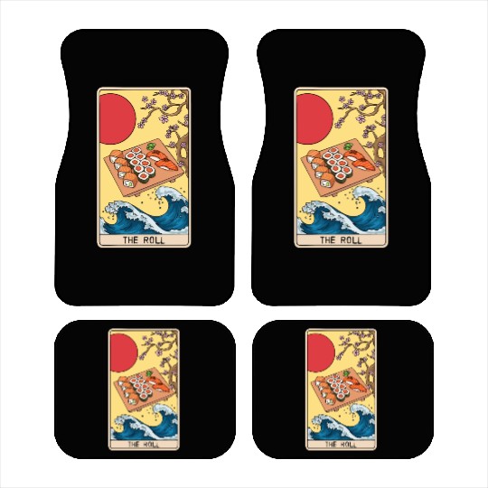 Tarot Card Reader Sushi Lover Sushi Eater Japanese Car Mats