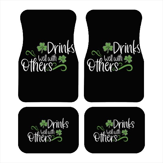 St Patricks Day Drinking Drinks Well With Other Car Mats