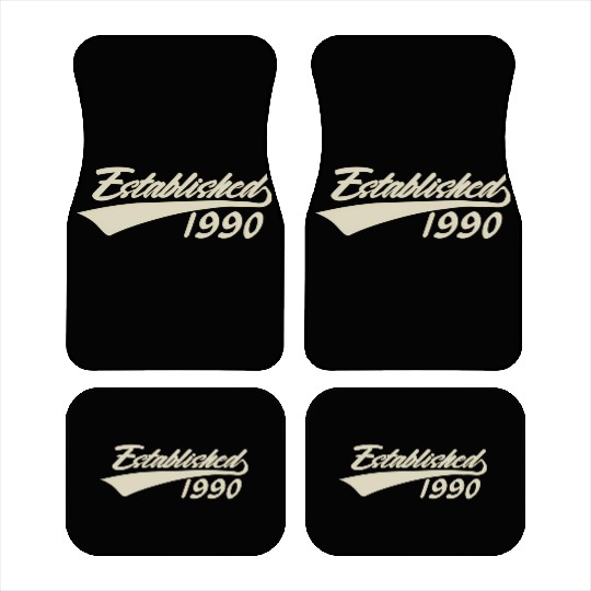 Established 1990 30th Car Mats