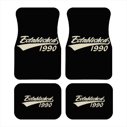 Established 1990 30th Car Mats