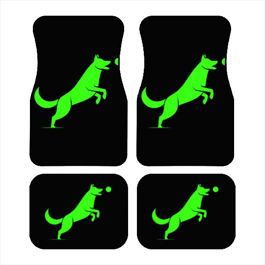 Fetch Green Car Mats