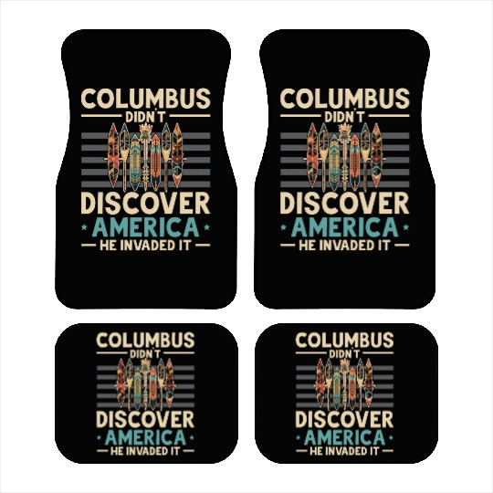 Aboriginal Indians Indigenous Native American Day Car Mats