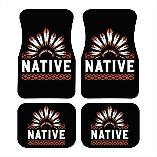 Aboriginal Indians Indigenous Native American Day Car Mats
