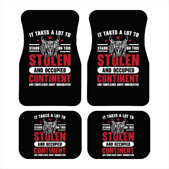 Aboriginal Indians Indigenous Native American Day Car Mats