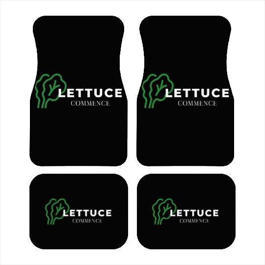 Lettuce Gardening Funny Saying Quote Car Mats