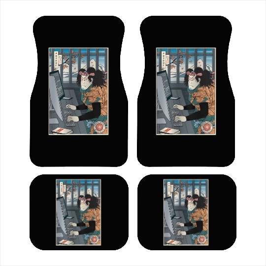 Samurai Programmer 3 Samurai Computer Samurai Pc Car Mats