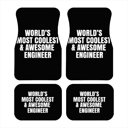 World s Most Coolest And Awesome Engineer Car Mats