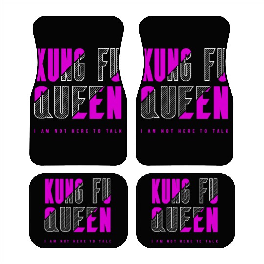 Kung Fu Queen Car Mats