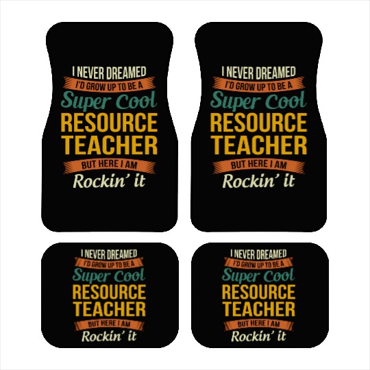 Resource Teacher Appreciation Car Mats
