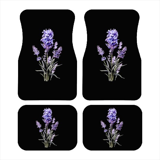 Lavender Flower Car Mats