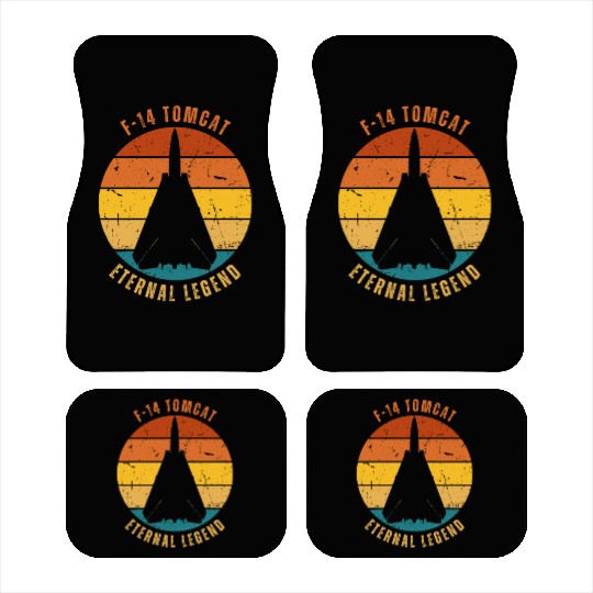 Retro F-14 Tomcat Car Mats