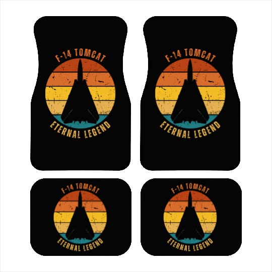Retro F-14 Tomcat Car Mats