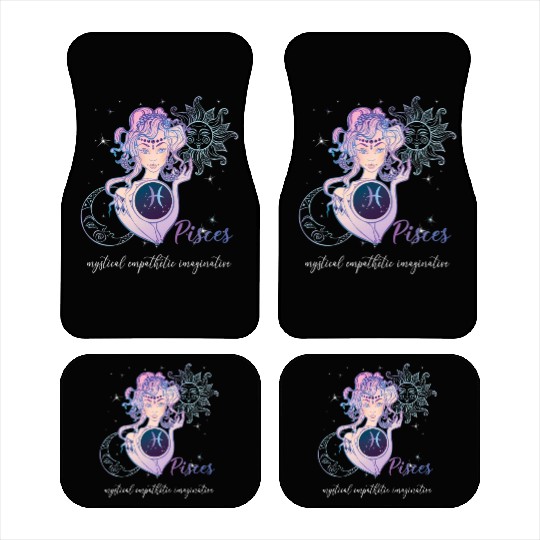 Pisces Zodiac Sign Pisces Horoscope Astrology Car Mats