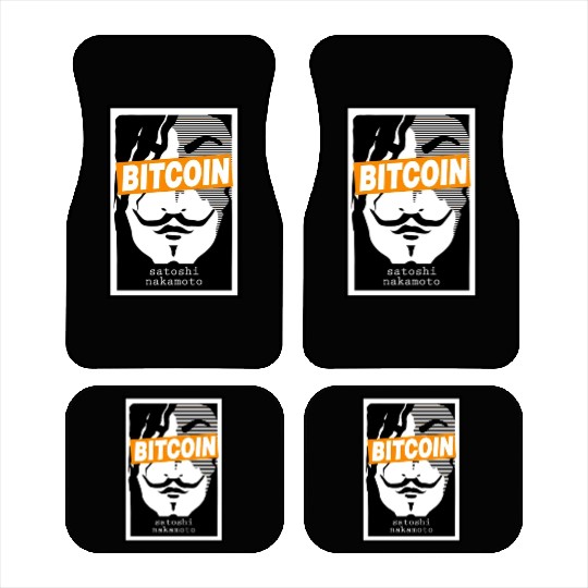 Bitcoin Coin-Satoshi Nakamoto Car Mats