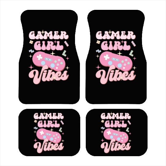 Gamer Girl Vibes, Happy Game Day Car Mats