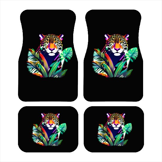 Jaguar in the Tropics Car Mats