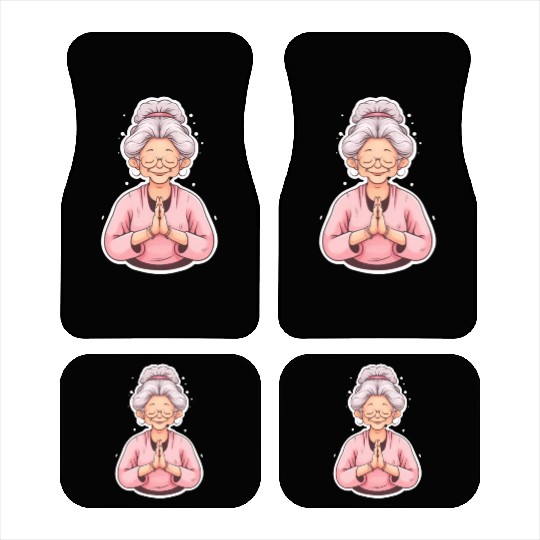 Yoga Grandma Car Mats