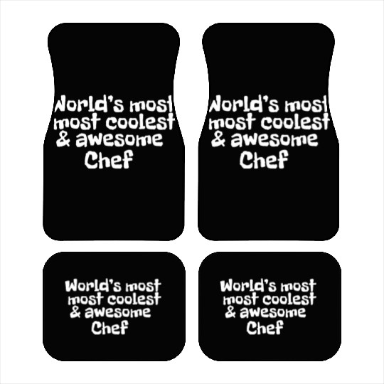 World s Most Coolest And Awesome Chef Car Mats