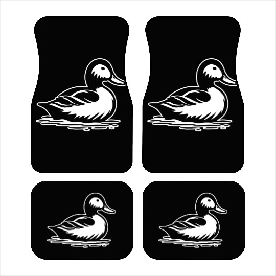 Duck Bird Nature Pond Car Mats