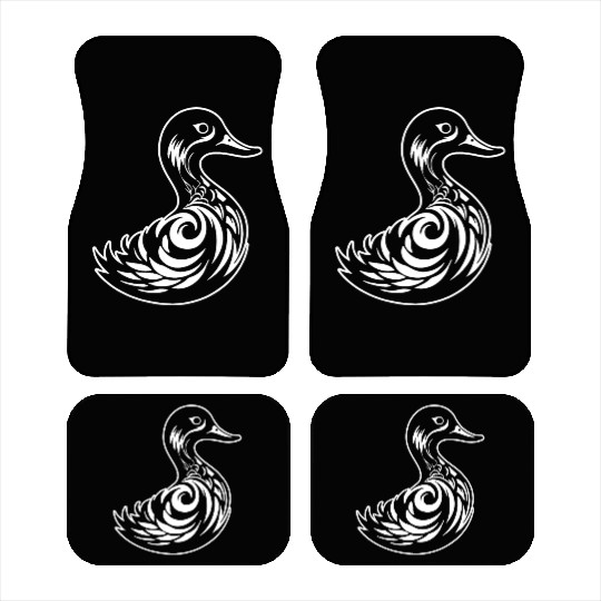 Duck Bird Nature Pond Car Mats