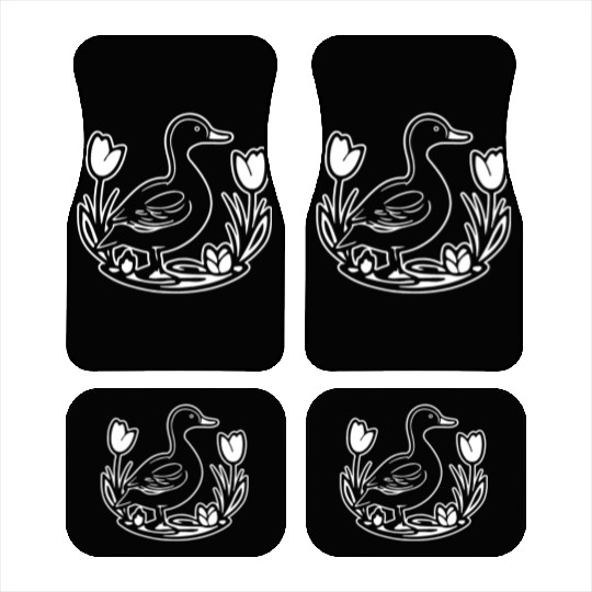Duck Bird Nature Pond Car Mats