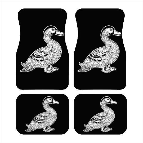 Duck Bird Nature Pond Car Mats