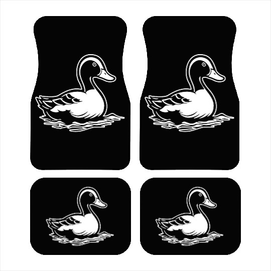 Duck Bird Nature Pond Car Mats