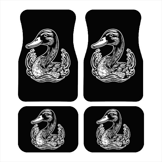 Duck Bird Nature Pond Car Mats