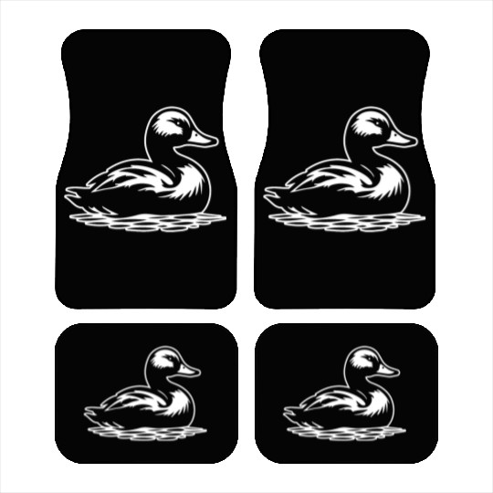 Duck Bird Nature Pond Car Mats