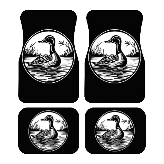 Duck Bird Nature Pond Car Mats