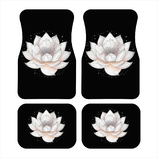 serene Lotus (1) Car Mats