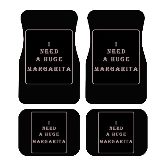 i need a huge margarita vintage nature nature Car Mats