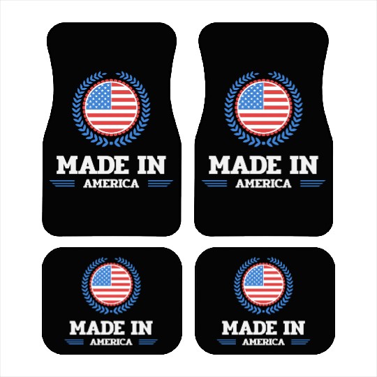 made in america red girl love Car Mats