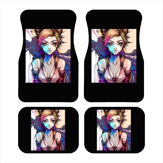 lady punk Car Mats