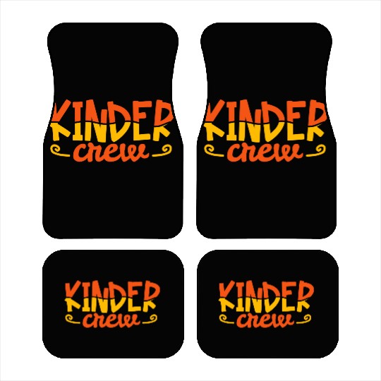 Kindergarten Teacher Student Back to School stars Car Mats
