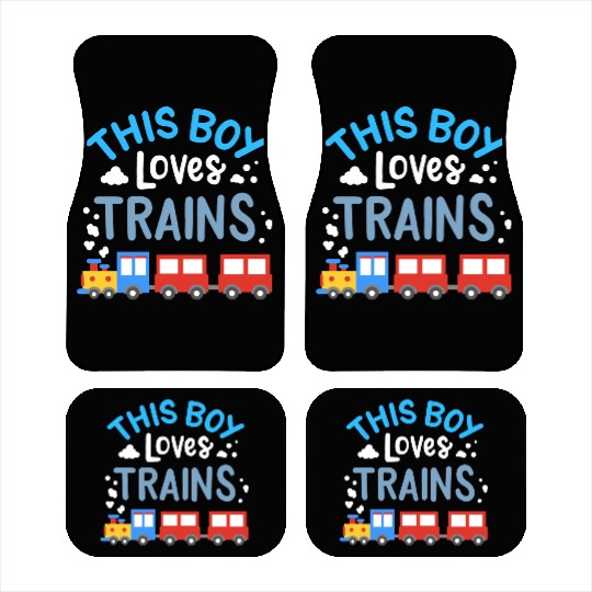 Trains Train Lover Car Mats