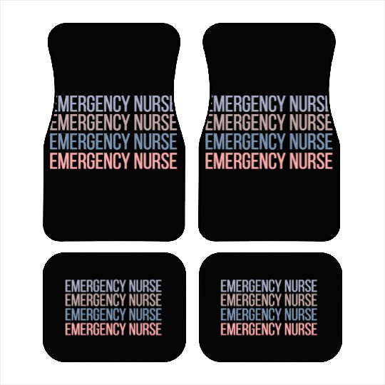 Er Nurse Emergency Room Nurse Registered Nurse Car Mats