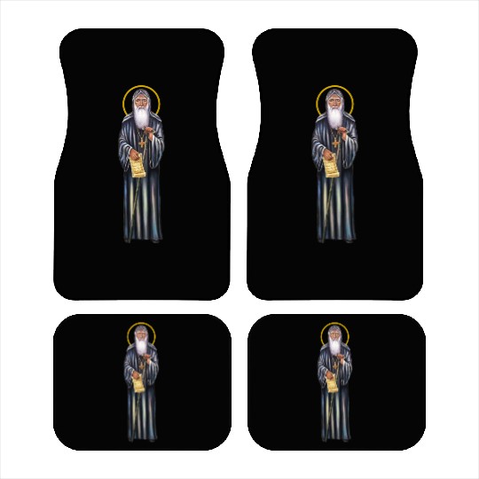 St. Moses the black. Martyr of Coptic church. Car Mats