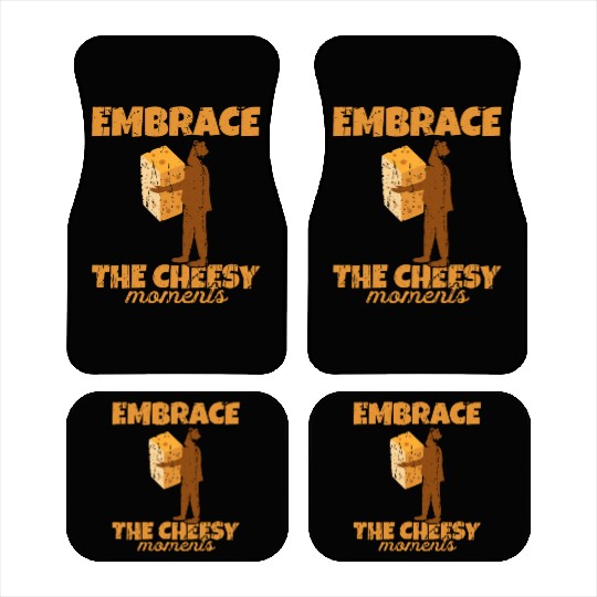 Embrace the cheesy moments - Cheese Car Mats
