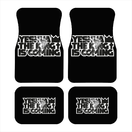 YESHUA THE KING IS COMING Car Mats
