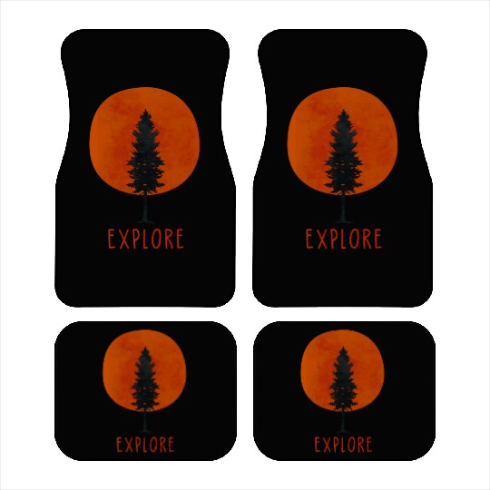 Tree Minimalist Nature Car Mats