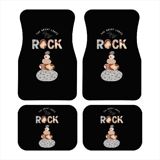 Great Lakes Rock Colored Rock Stack Petoskey Stone Car Mats