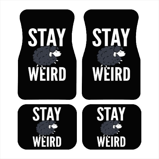 Stay Weird Herdsman Car Mats